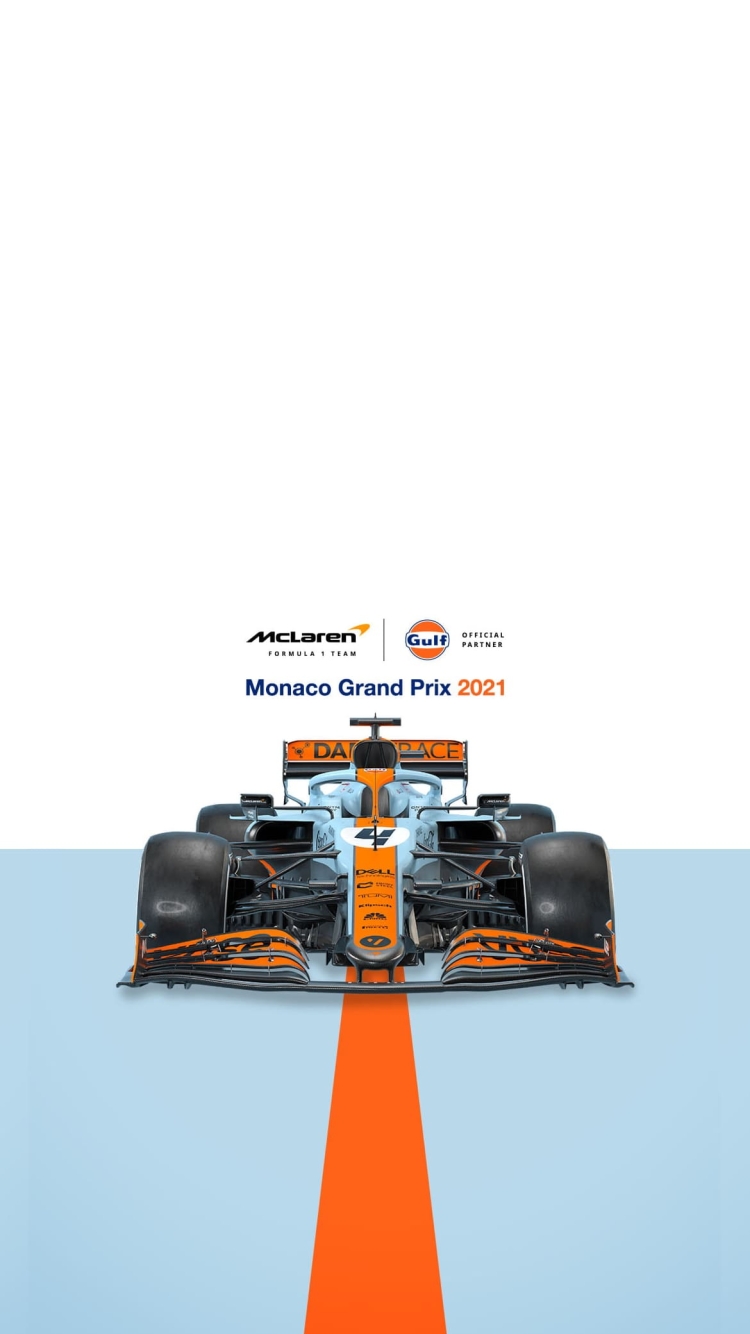 F1 / マクラーレン / ガルフオイルの750 x 1334 / スマホ壁紙