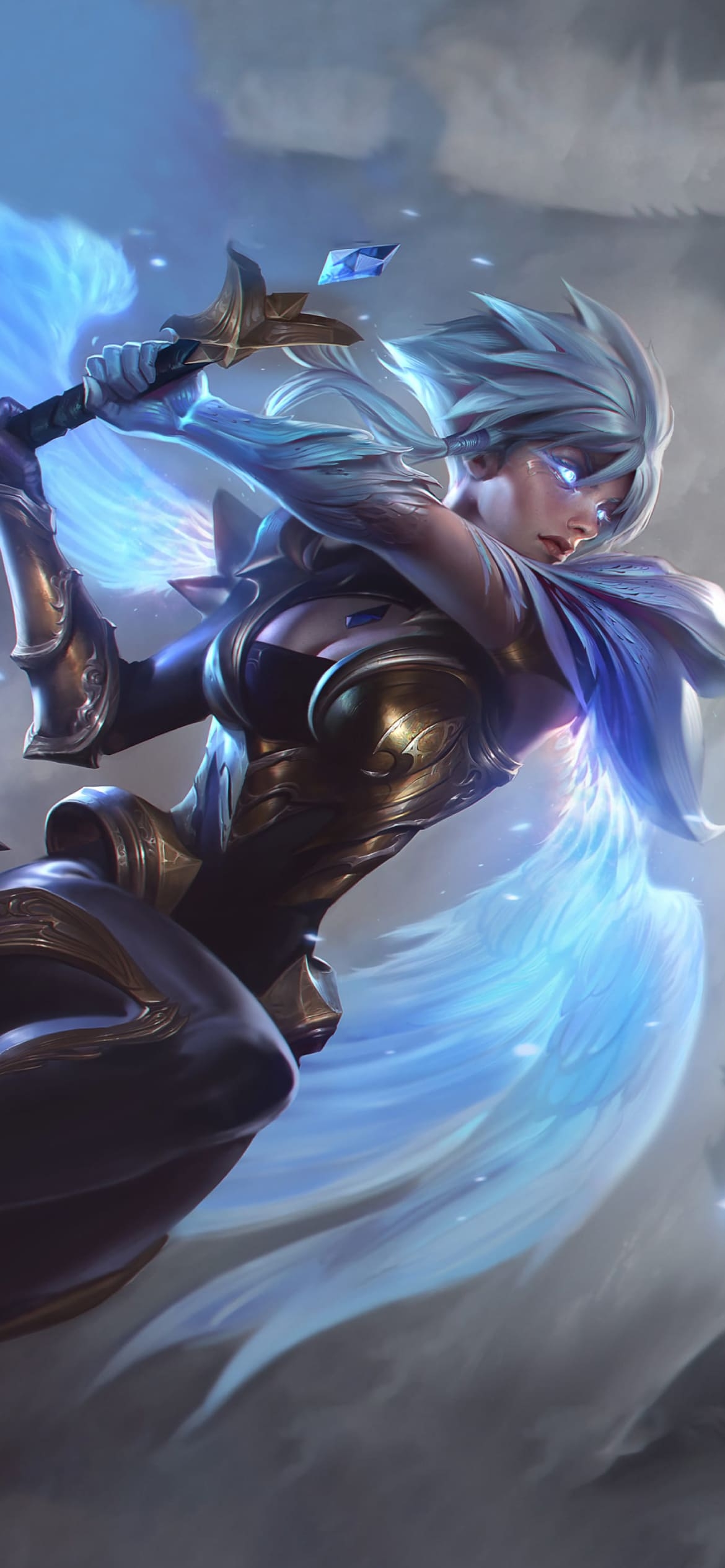 かっこいいリヴェン / Riven / チャンピオン / LoL / League Of Legendsの1170 x 2532 / スマホ壁紙