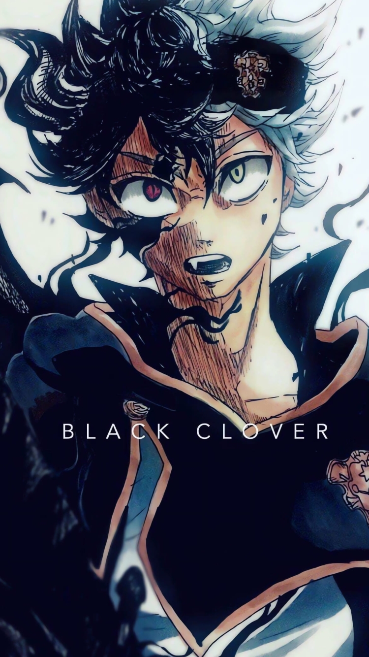 めちゃくちゃかっこいいアスタ / ファンアート / イラスト / ブラッククローバー / Black Cloverの750 x 1334 / スマホ壁紙