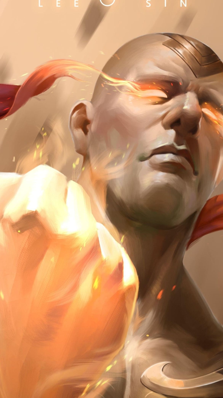Lee Sin / リー・シン / 盲目の修行僧 / League of Legends / LoLの750 x 1334 / スマホ壁紙