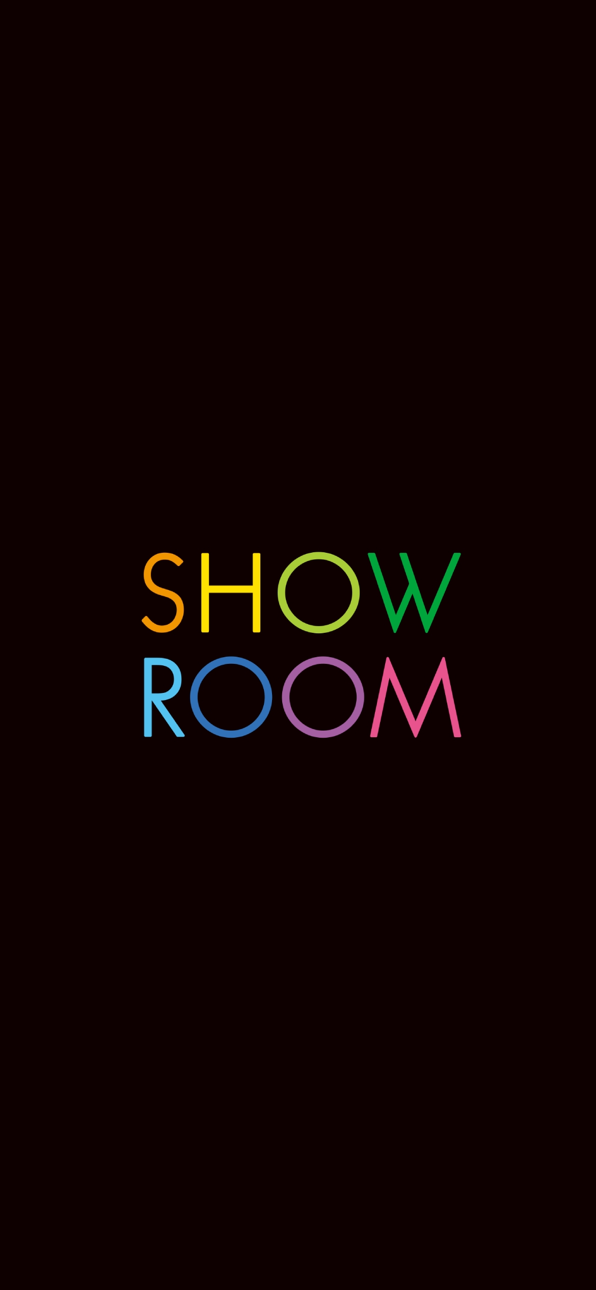 SHOW ROOM ロゴの1170 x 2532 / スマホ壁紙