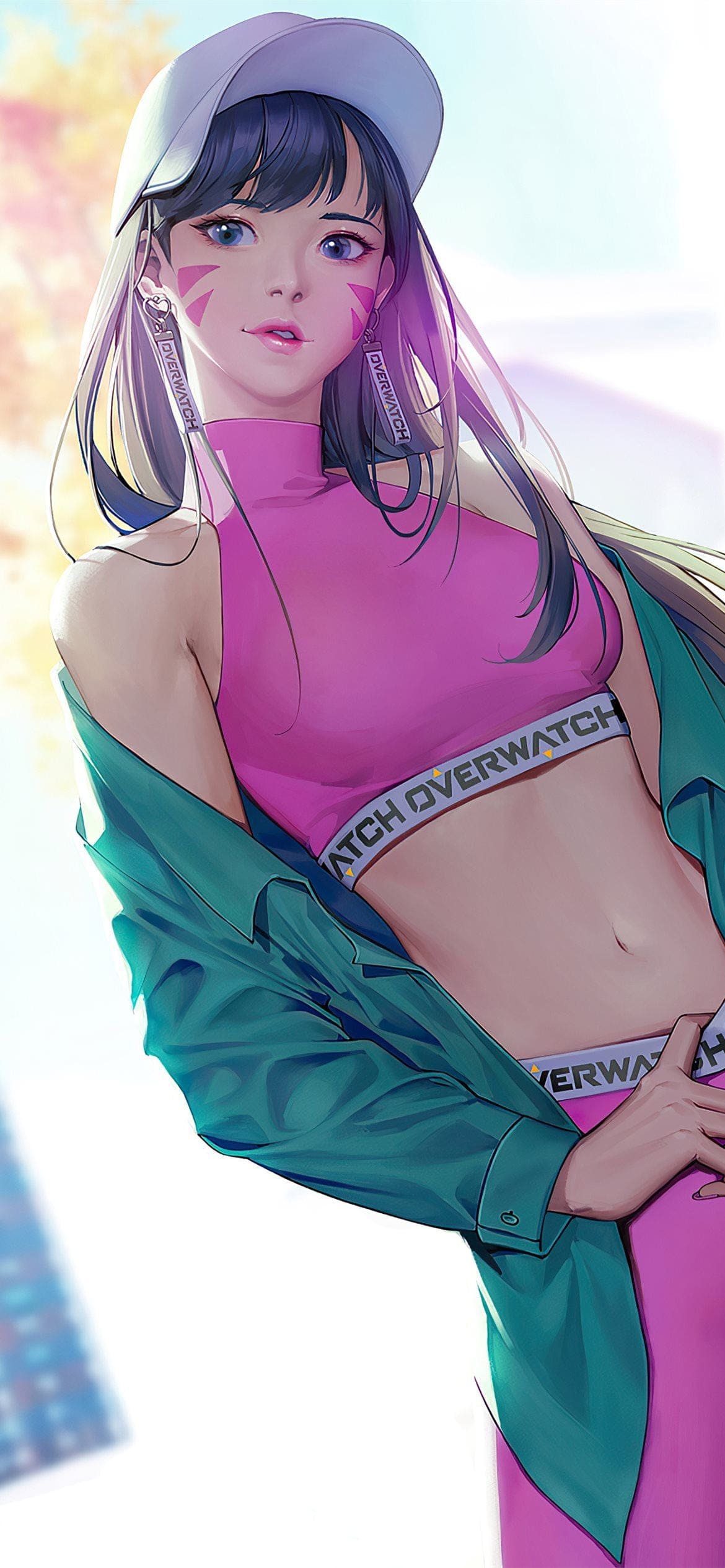 かわいいD.Va / オーバーウォッチ / Overwatchの1170 x 2532 / スマホ壁紙