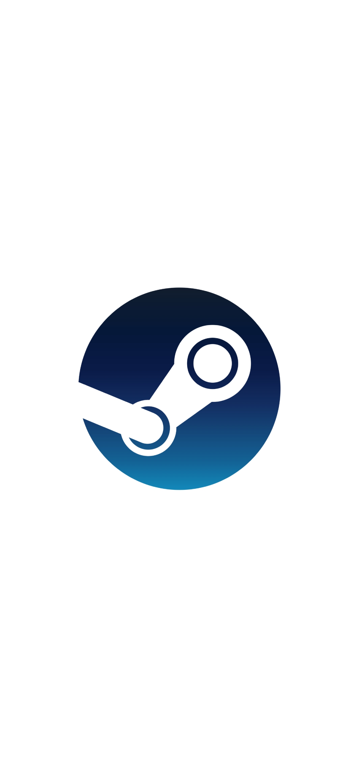 Steam ロゴの1170 x 2532 / スマホ壁紙