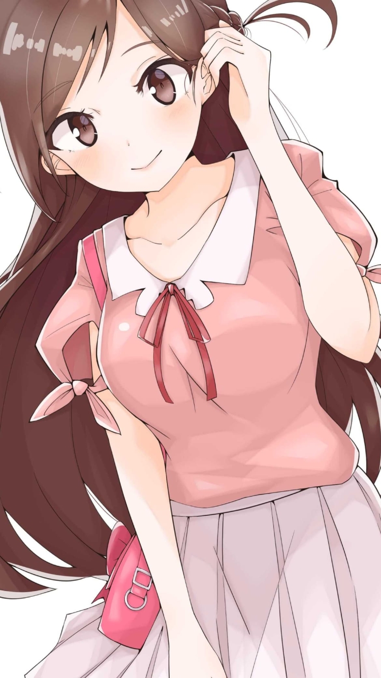 待ち合わせ中の水原千鶴 / 彼女、お借りします / ファンアート / かわいいの750 x 1334 / スマホ壁紙