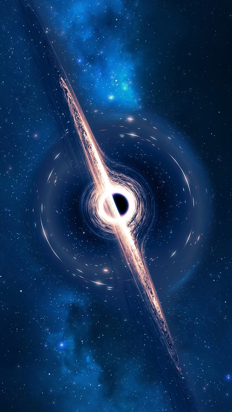 光る惑星 / 綺麗 / 銀河 / 宇宙の750 x 1334 / スマホ壁紙