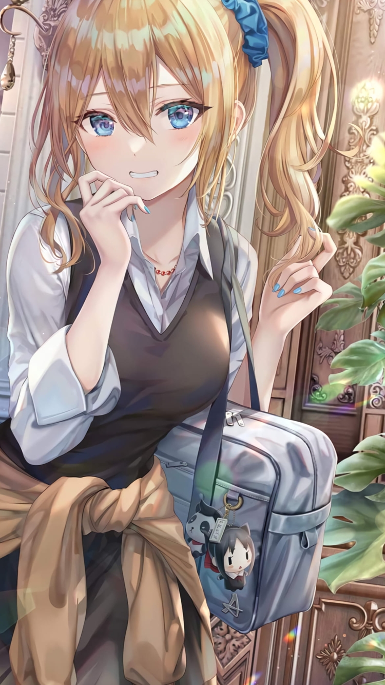 かわいい早坂 愛 / アイルランド人 / かぐや様は告らせたい / ファンアートの750 x 1334 / スマホ壁紙