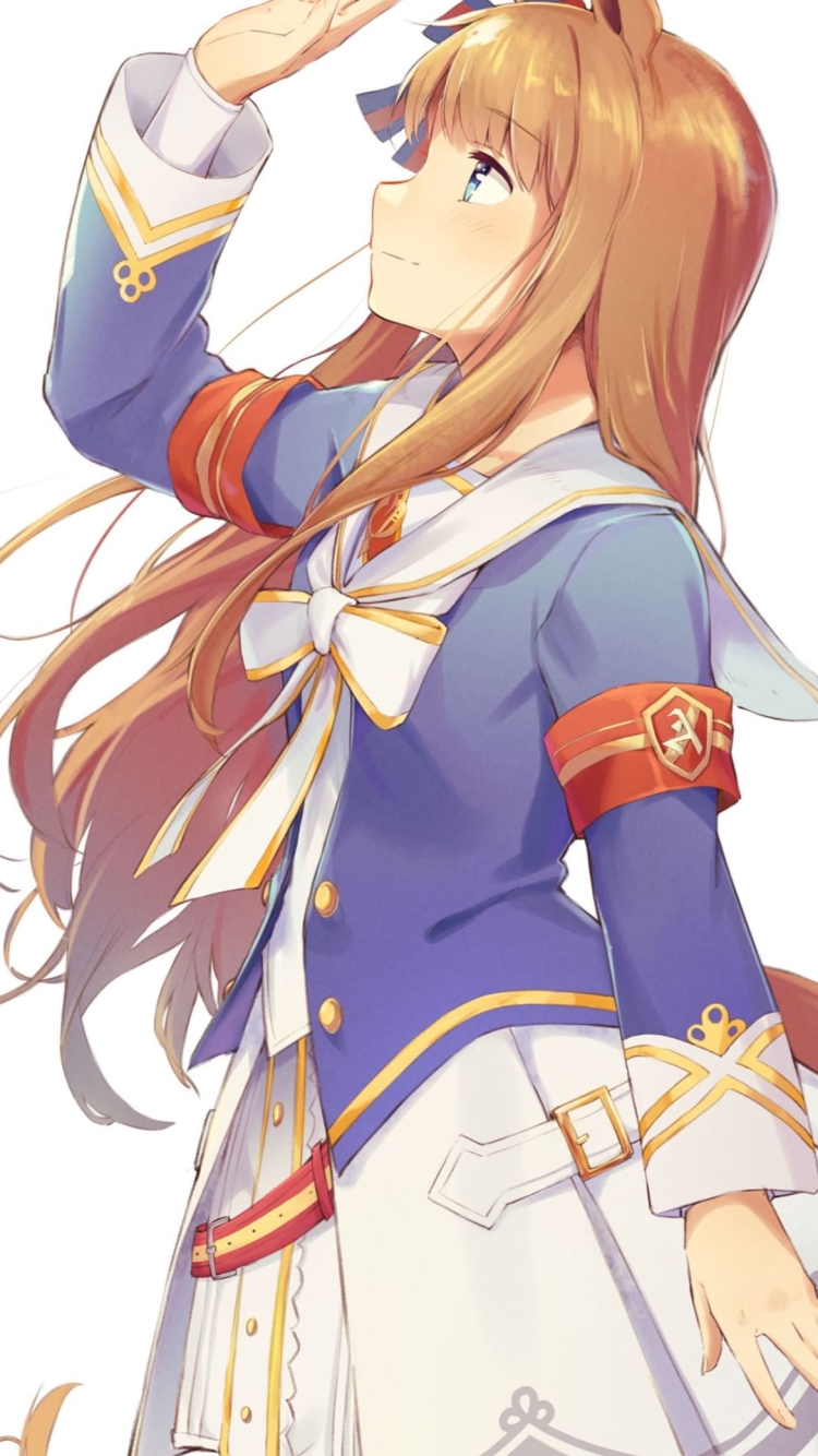 空に手をかざすグラスワンダー / ウマ娘 / ファンアートの750 x 1334 / スマホ壁紙