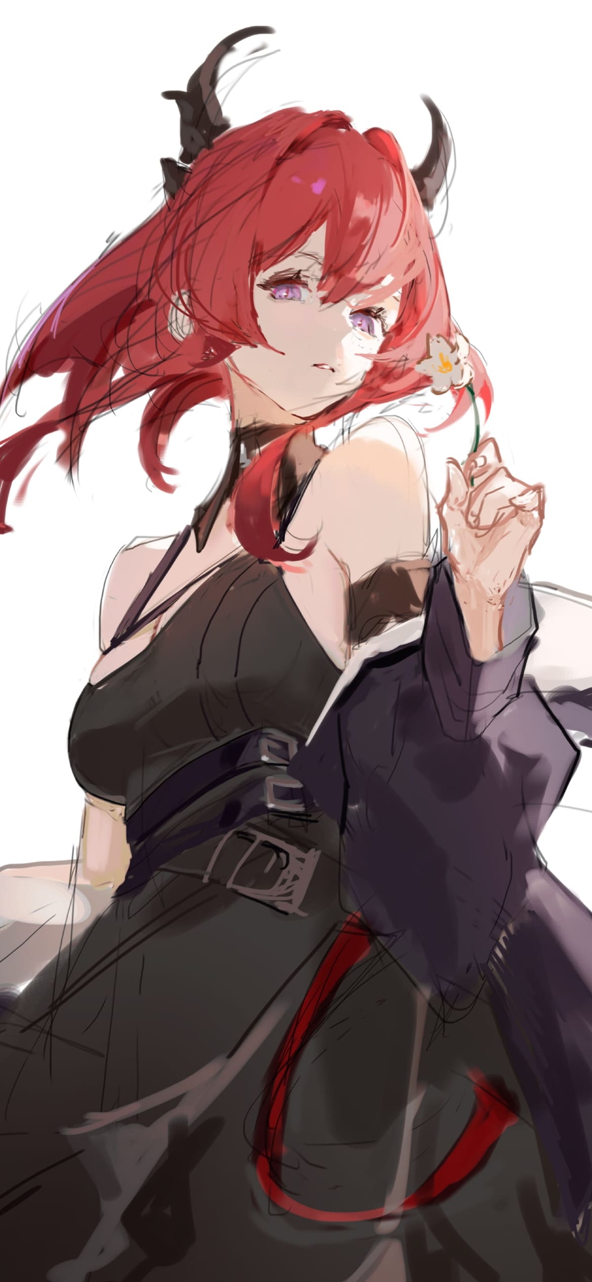 スルト / アークナイツ / Arknights / ラフスケッチの1170 x 2532 / スマホ壁紙