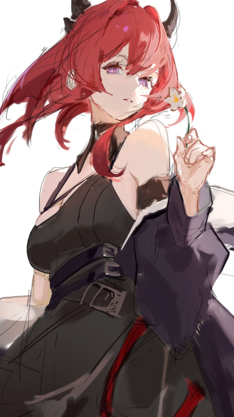 スルト / アークナイツ / Arknights / ラフスケッチの750 x 1334 / スマホ壁紙