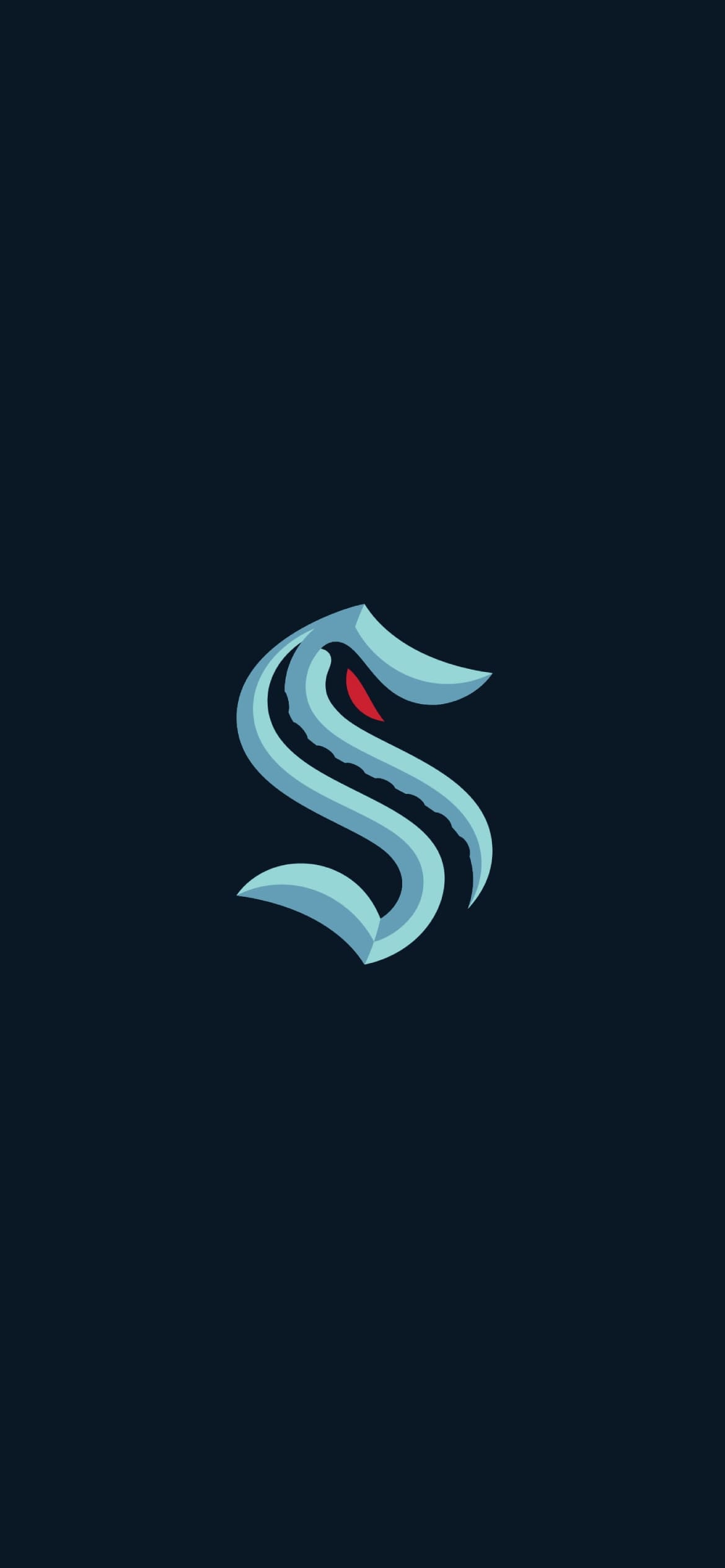 シアトル・クラーケン / Seattle Kraken / ホッケーチームの1170 x 2532 / スマホ壁紙