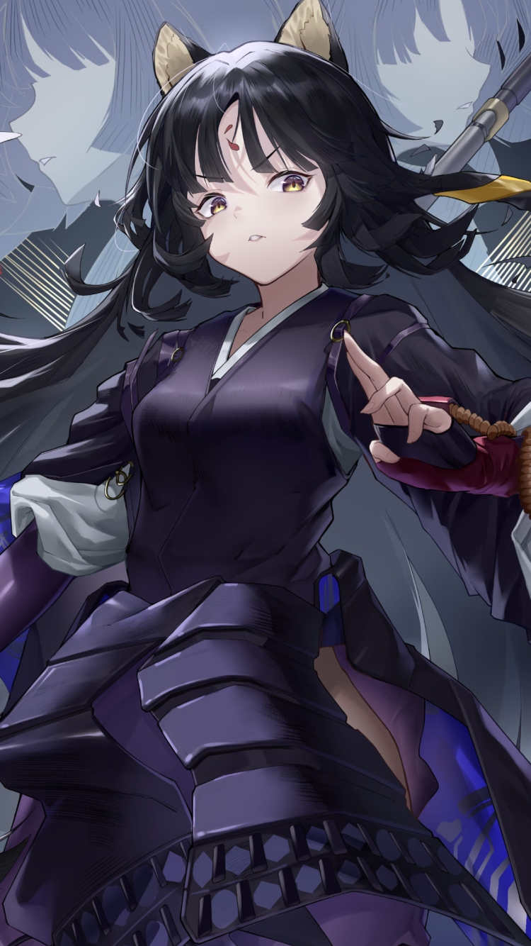 かっこいいサガ / アークナイツ / ファンアート / イラストの750 x 1334 / スマホ壁紙