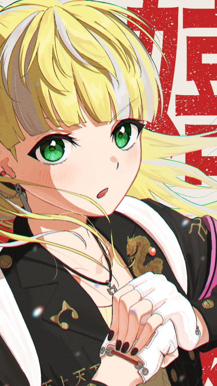 パレオ / 松野千冬 / バンドリ！ / 東京リベンジャーズ / ファンアート / イラストの750 x 1334 / スマホ壁紙
