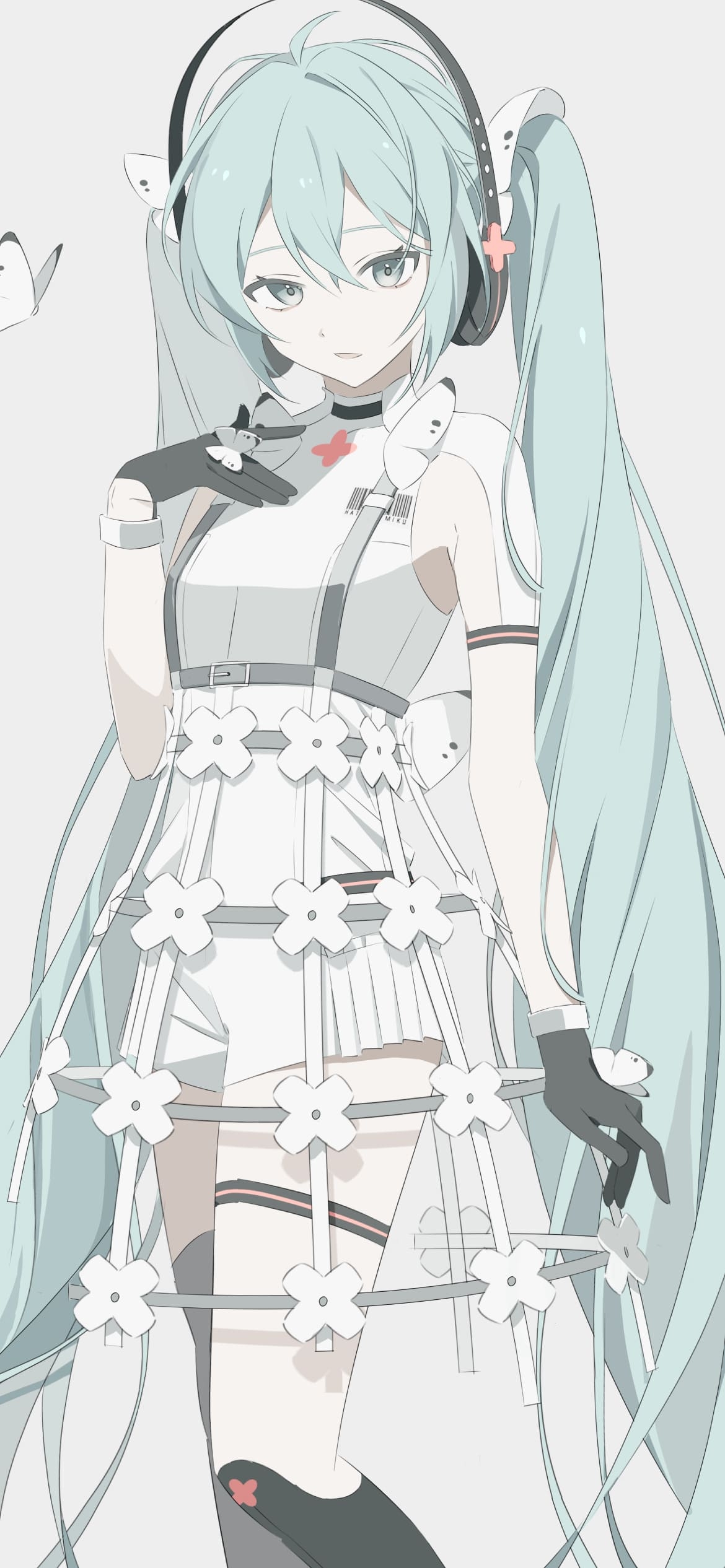 奇抜な洋服を着る初音ミク / プロセカ / プロジェクトセカイ / ボカロ / ボーカロイドの1170 x 2532 / スマホ壁紙