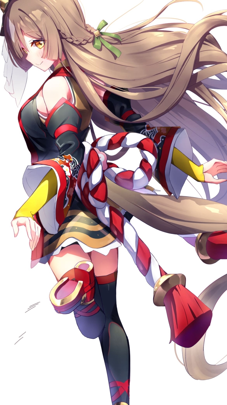 ちょっと振り返るかわいいサトノダイヤモンド / ハートマーク / ウマ娘プリティーダービー / ファンアート / イラストの750 x 1334 / スマホ壁紙