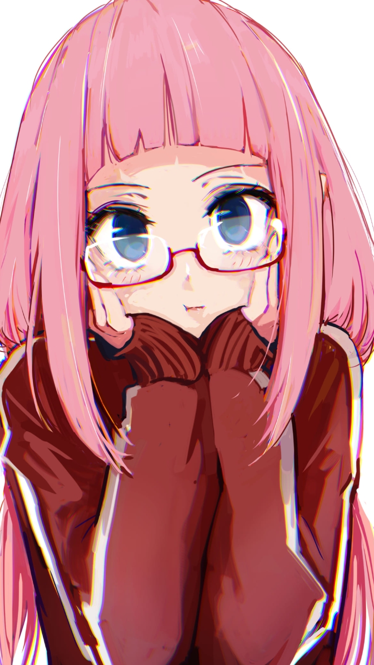 赤いジャージを着た矢田野まける / 古見さんは、コミュ症です。 / ファンアート / イラストの750 x 1334 / スマホ壁紙