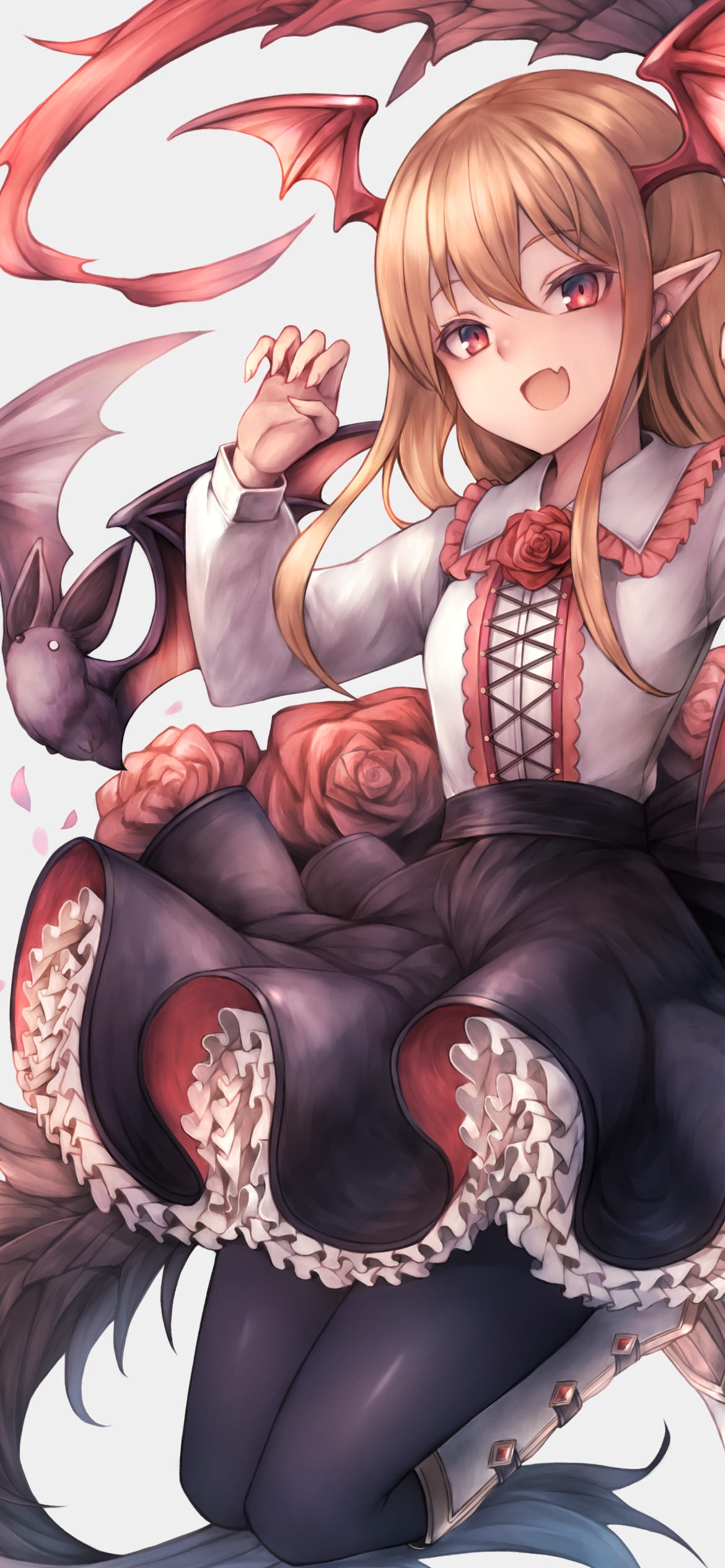 襲いかかるかわいいヴァンピィ / 蝙蝠 / グラブル / グランブルーファンタジーの1170 x 2532 / スマホ壁紙