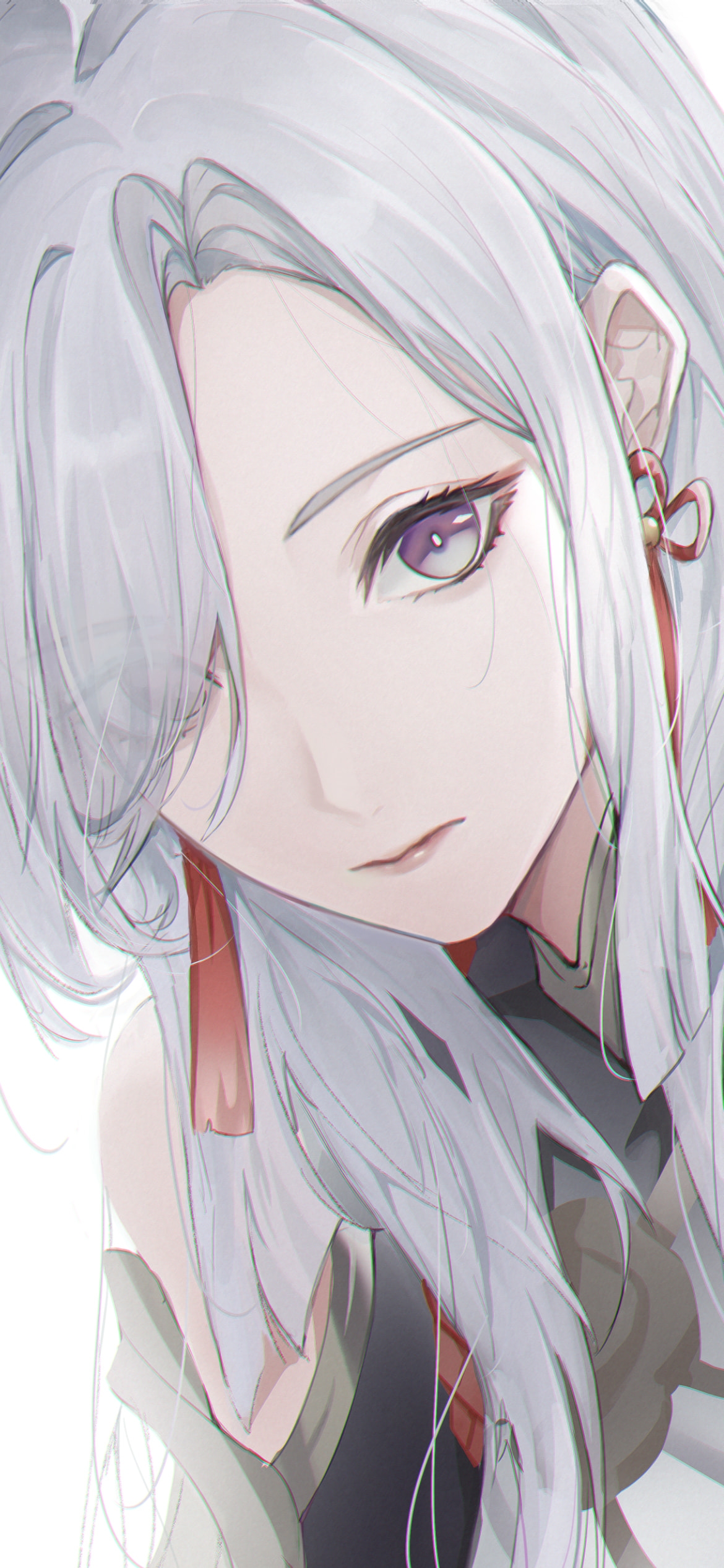 綺麗な申鶴（しんかく） / クローズアップ / 原神の1170 x 2532 / スマホ壁紙