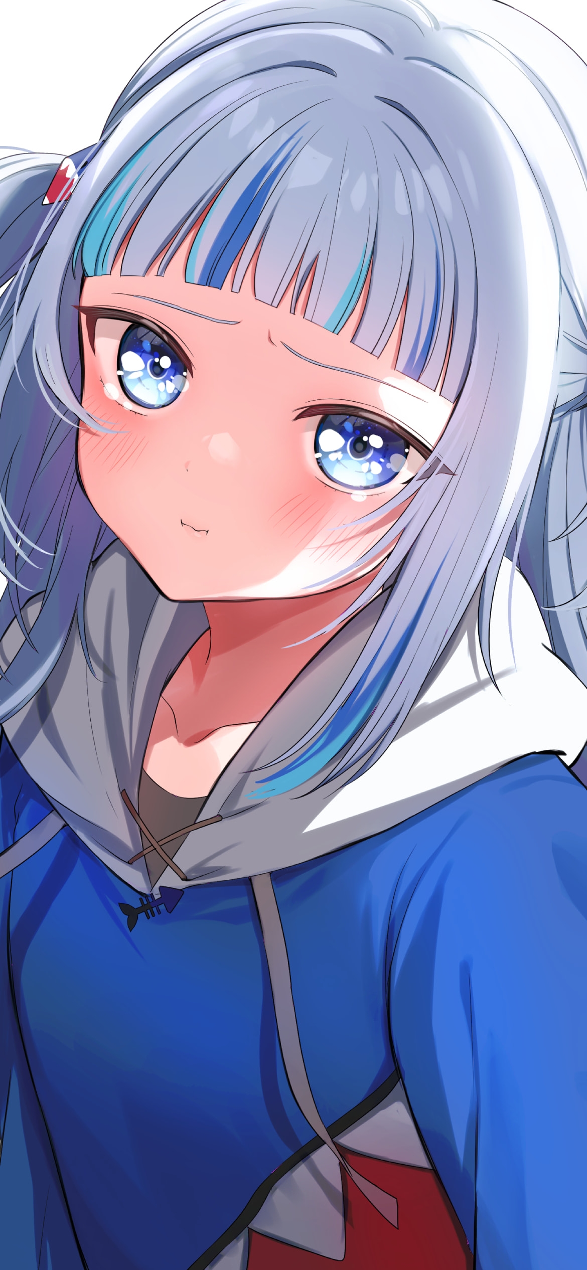 目がウルウルしたがうる・ぐら / ホロライブ / バーチャルYouTuber / Vtuber / ファンアート / イラストの1170 x 2532 / スマホ壁紙