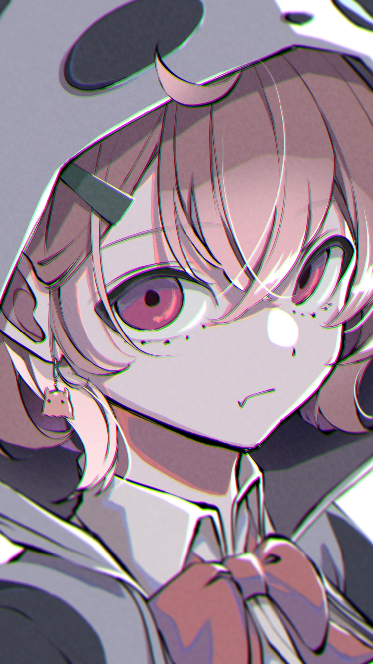 パンダの着ぐるみを着た笹木咲 / にじさんじ / バーチャルYouTuber / Vtuberの750 x 1334 / スマホ壁紙