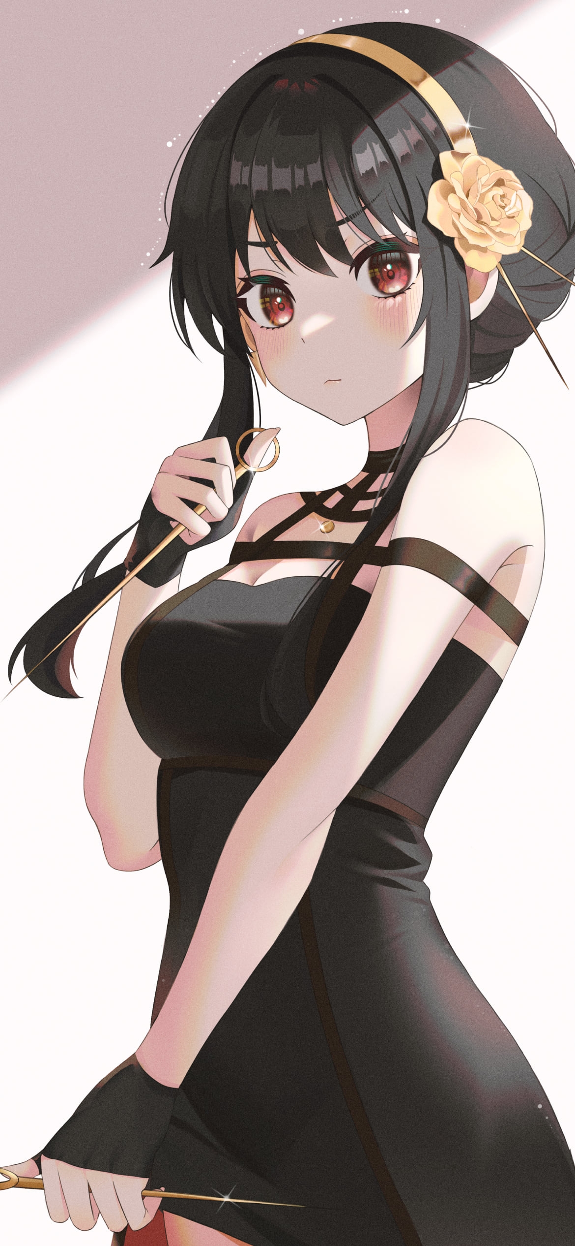 プニプニのヨル・フォージャー / 武器 / 可愛い / スパイファミリーの1170 x 2532 / スマホ壁紙