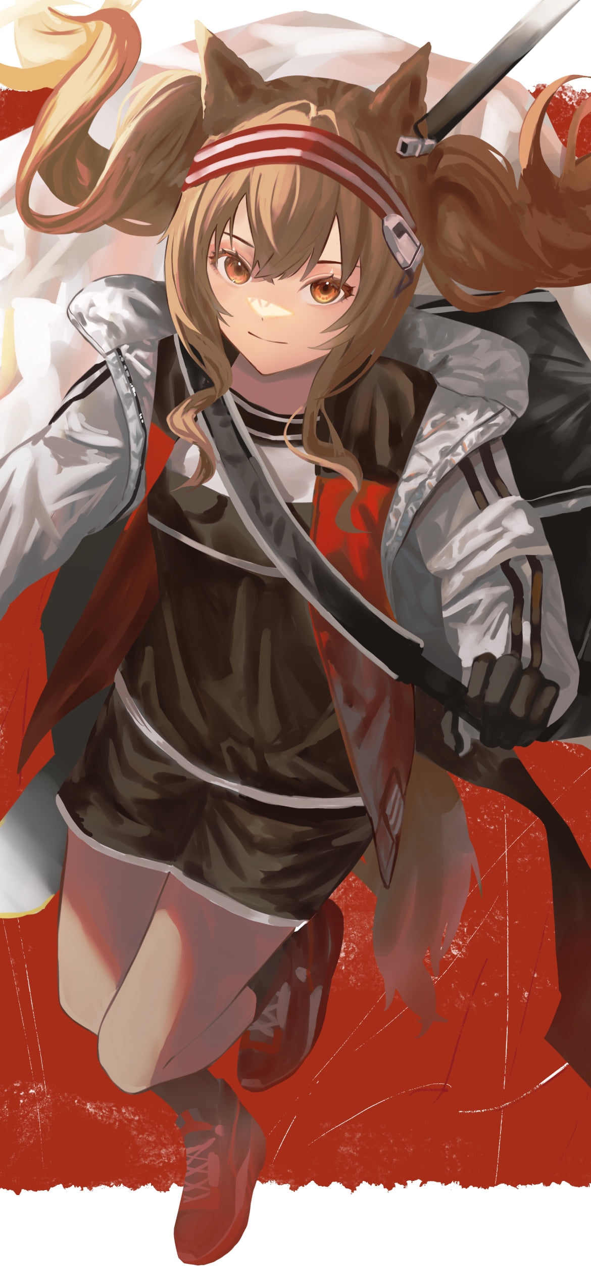 歩み寄るアンジェリーナ / アークナイツの1170 x 2532 / スマホ壁紙
