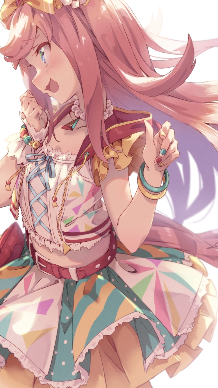 ウキウキの可愛いアグネスデジタル / ウマ娘プリティーダービーの750 x 1334 / スマホ壁紙