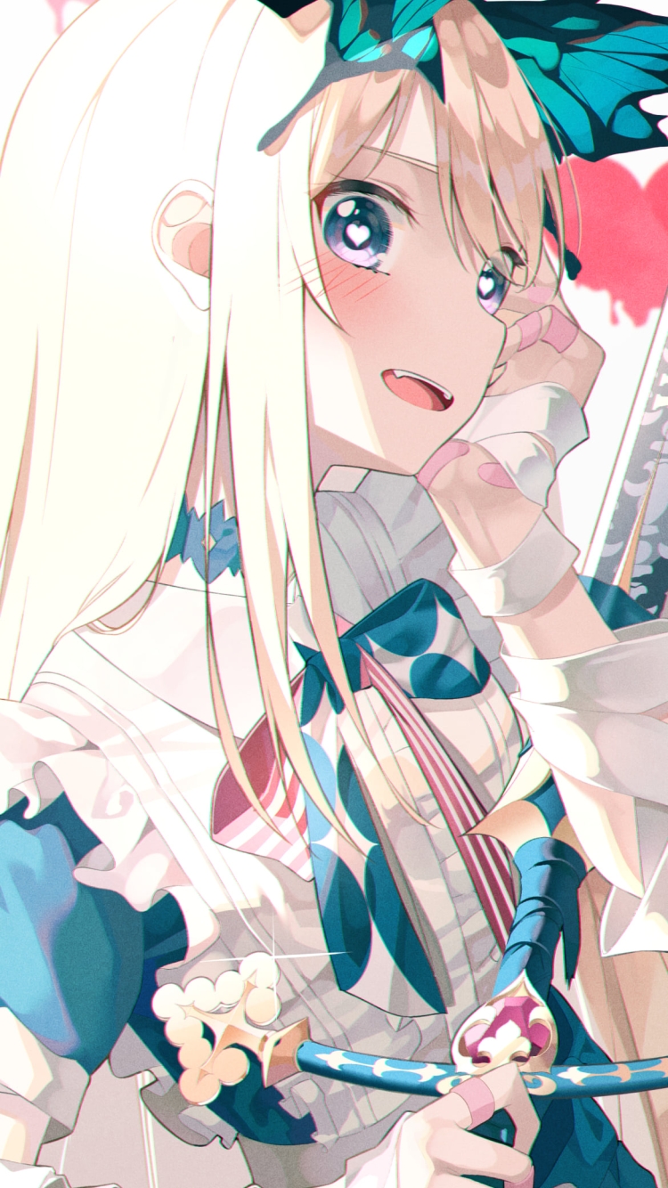 剣を持つ可愛いアリス / Grimlightの750 x 1334 / スマホ壁紙