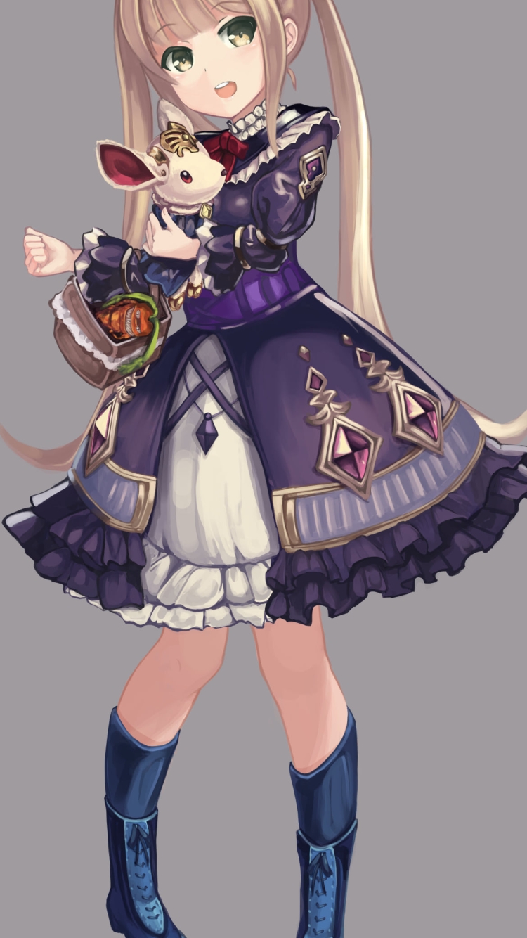 可愛いルナ / ネクロマンサー / シャドバ / シャドウバースの750 x 1334 / スマホ壁紙