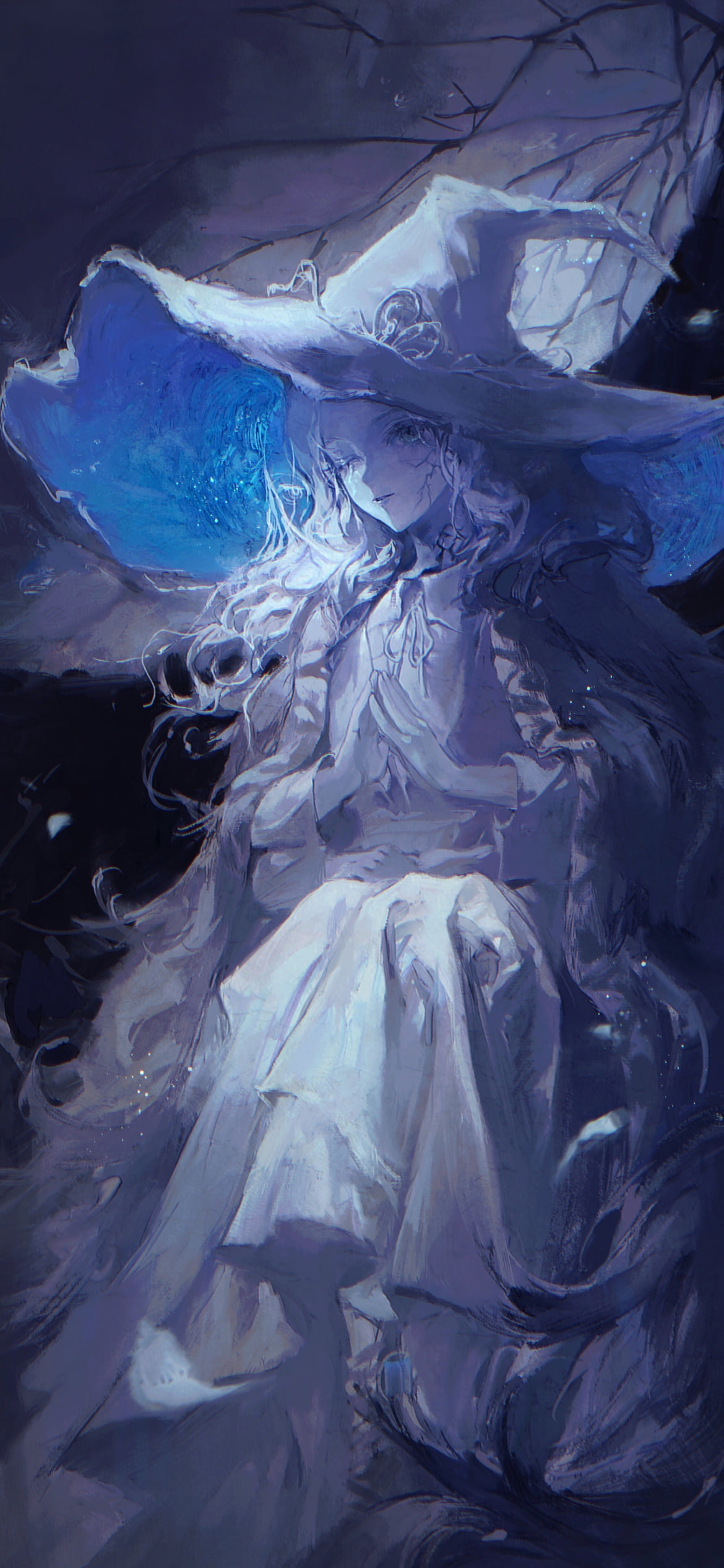 魔女ラニ / ダーク / エルデンリングの1170 x 2532 / スマホ壁紙