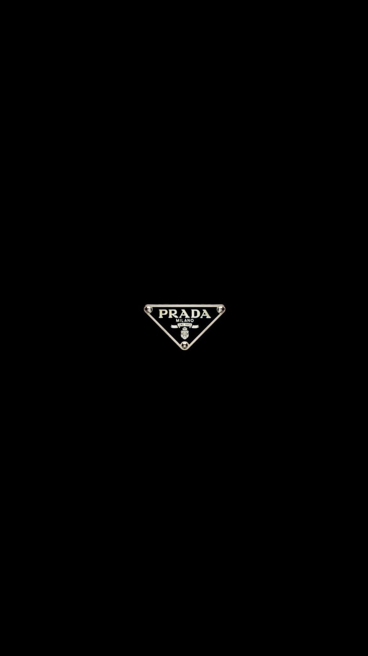 PRADA MILANO LOGO / プラダ ミラノ ロゴの750 x 1334 / スマホ壁紙
