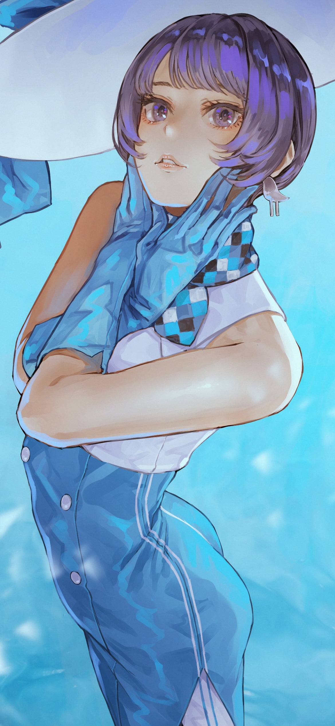 綺麗な燦鳥ノム / バーチャルYouTuber / 歌手 / サントリーの1170 x 2532 / スマホ壁紙