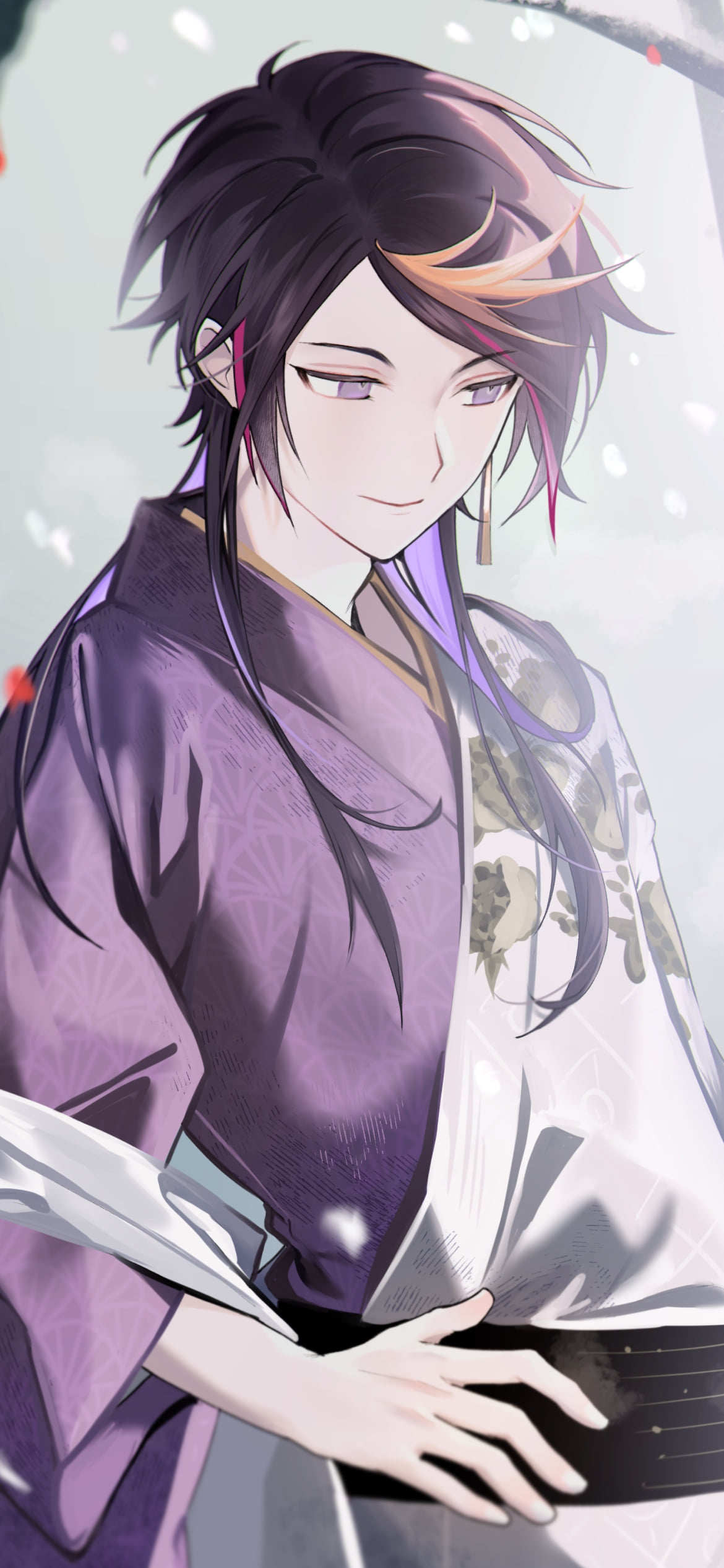 腰に手をあてる闇ノシュウ / にじさんじ / バーチャルYouTuber / Vtuberの1170 x 2532 / スマホ壁紙