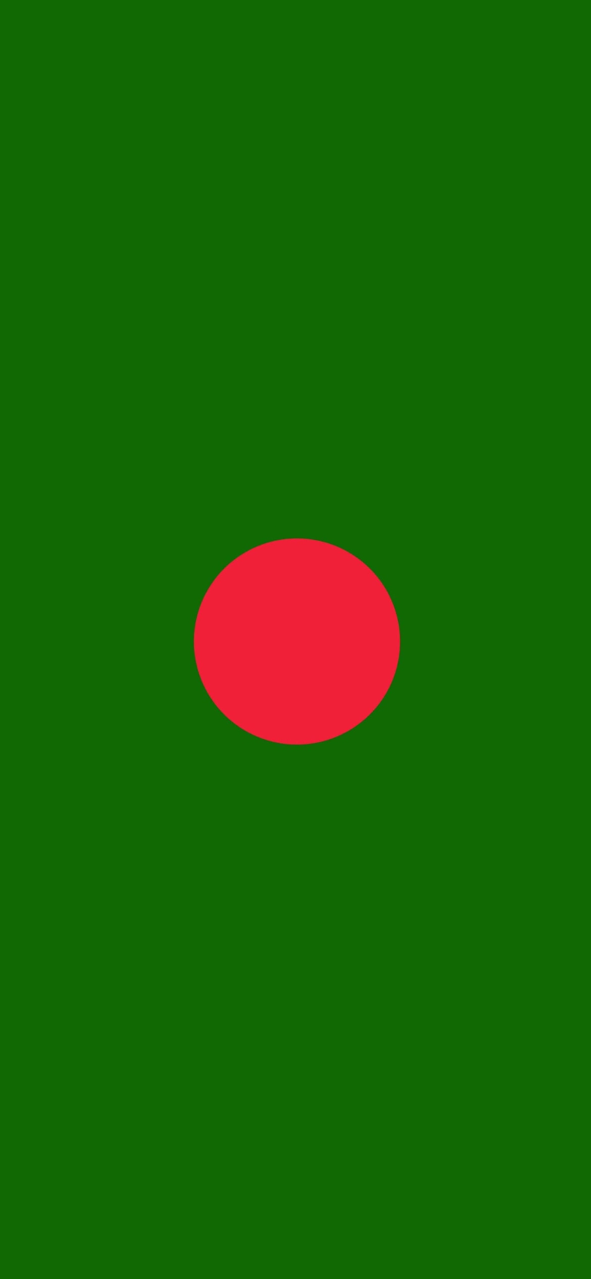 バングラディッシュ 国旗 / Bangladesh flagの1170 x 2532 / スマホ壁紙