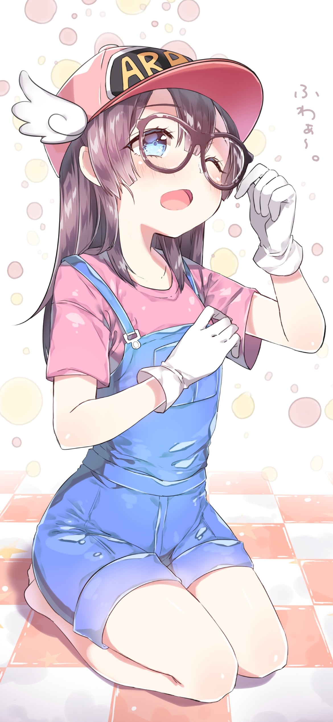 寝起きの則巻アラレ / Dr.スランプの1170 x 2532 / スマホ壁紙