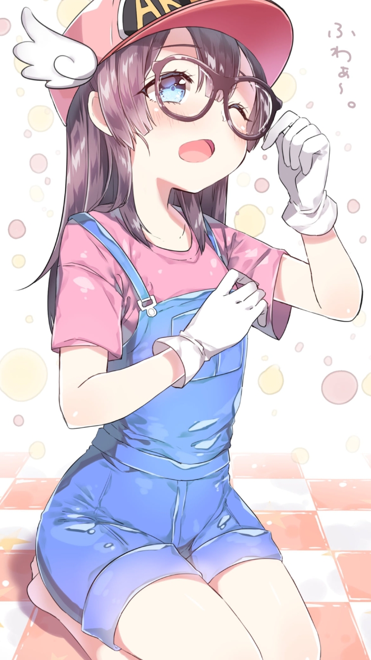 寝起きの則巻アラレ / Dr.スランプの750 x 1334 / スマホ壁紙