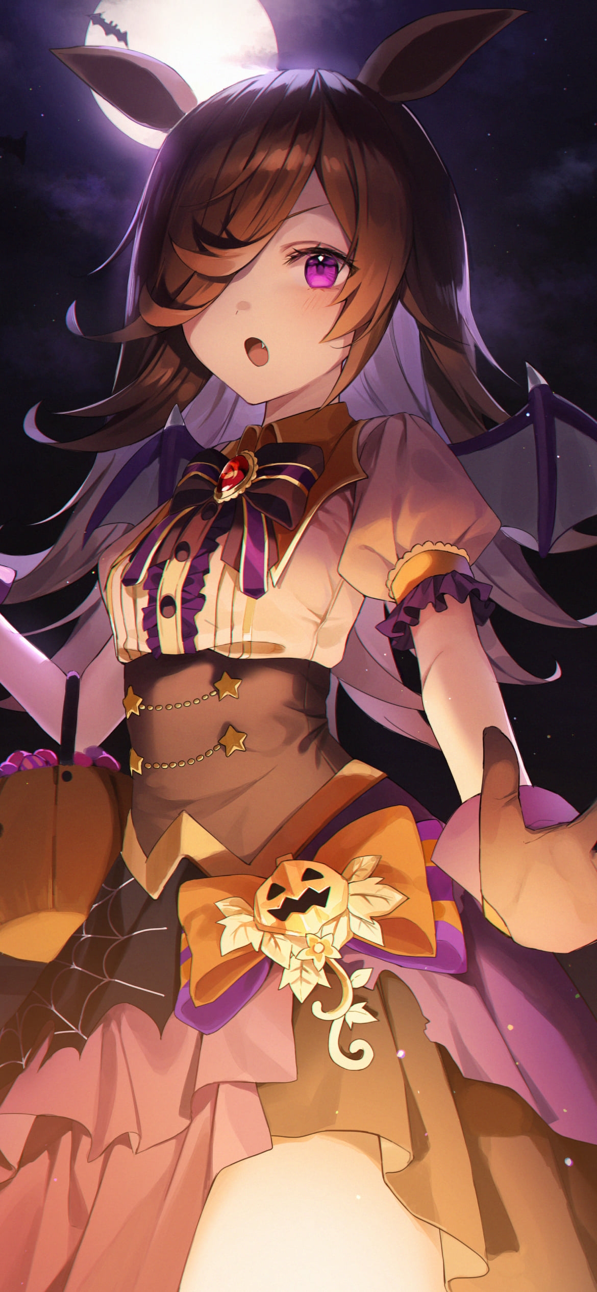 ハロウィンコスのライスシャワー / ウマ娘プリティーダービーの1170 x 2532 / スマホ壁紙