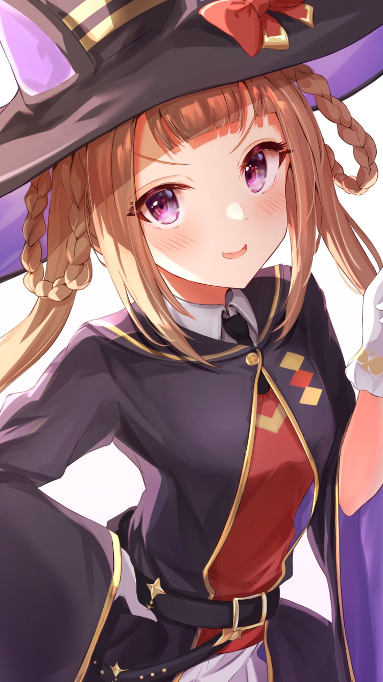 左手の人差し指をさす可愛いスイープトウショウ / ウマ娘プリティーダービーの750 x 1334 / スマホ壁紙