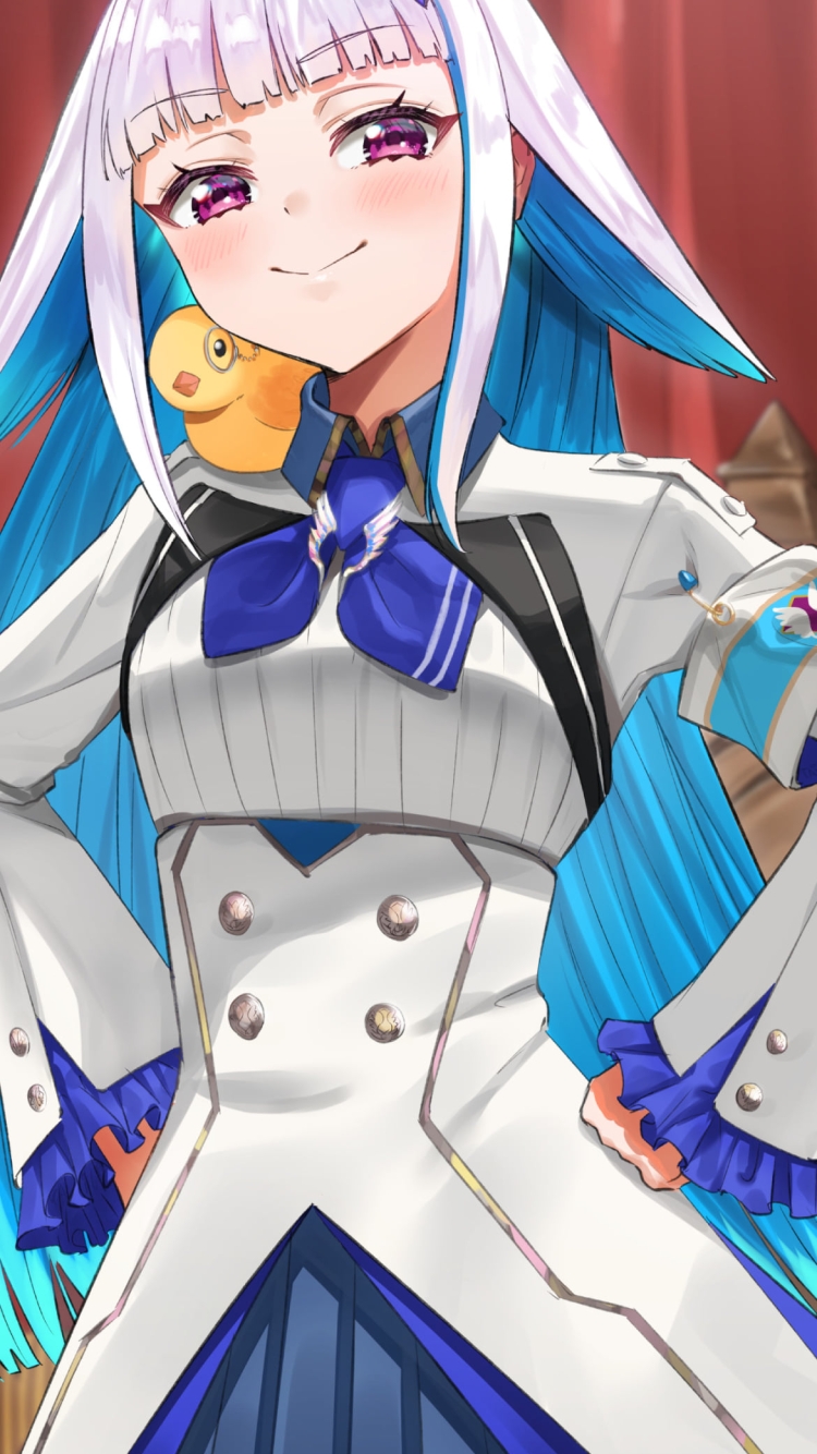 ドヤ顔の可愛いリゼ・ヘルエスタ / にじさんじ / バーチャルYouTuber / Vtuberの750 x 1334 / スマホ壁紙