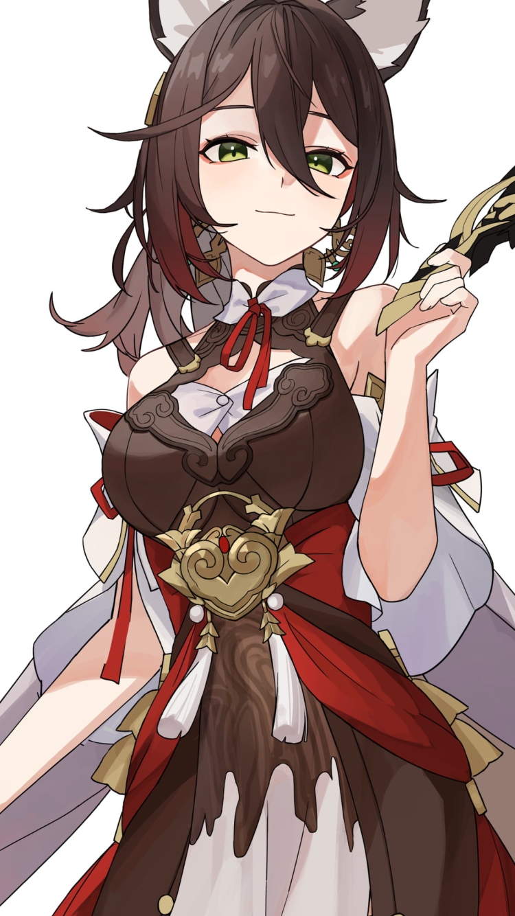 微笑む停雲（ていうん） / 崩壊:スターレイルの750 x 1334 / スマホ壁紙