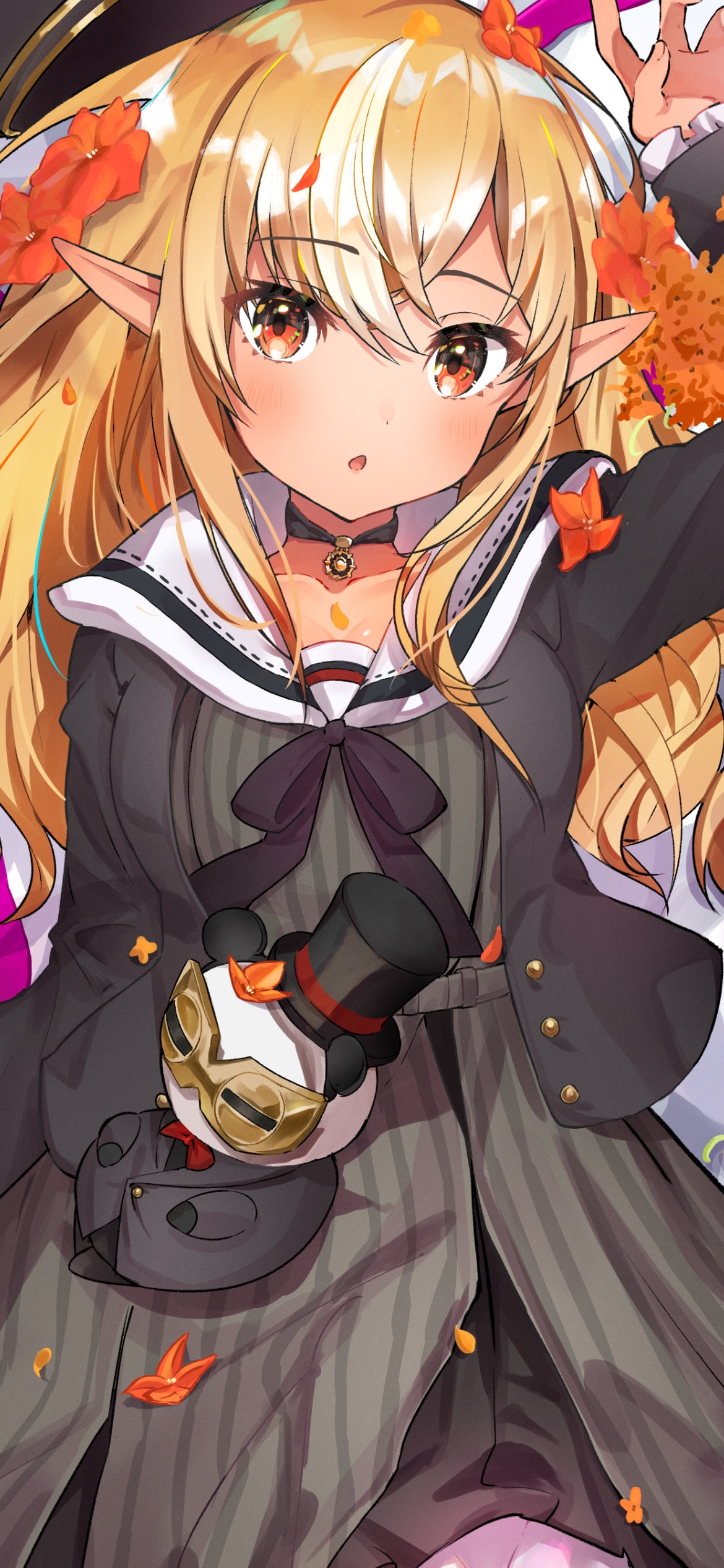 寝転ぶ不知火フレアときんつば / ホロライブ / バーチャルYouTuber / Vtuberの1170 x 2532 / スマホ壁紙