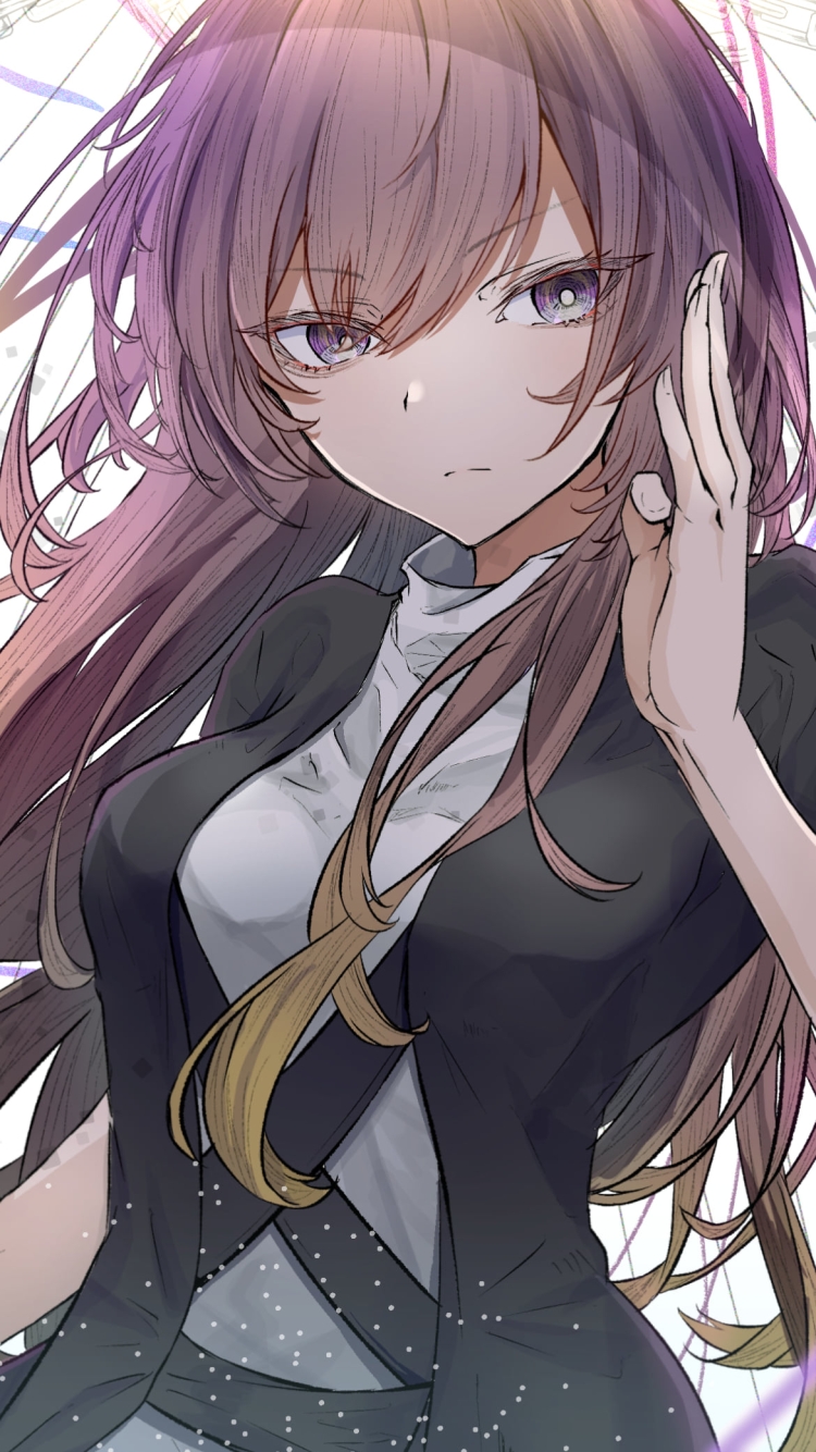 構える聖白蓮（ひじり びゃくれん） / 東方の750 x 1334 / スマホ壁紙