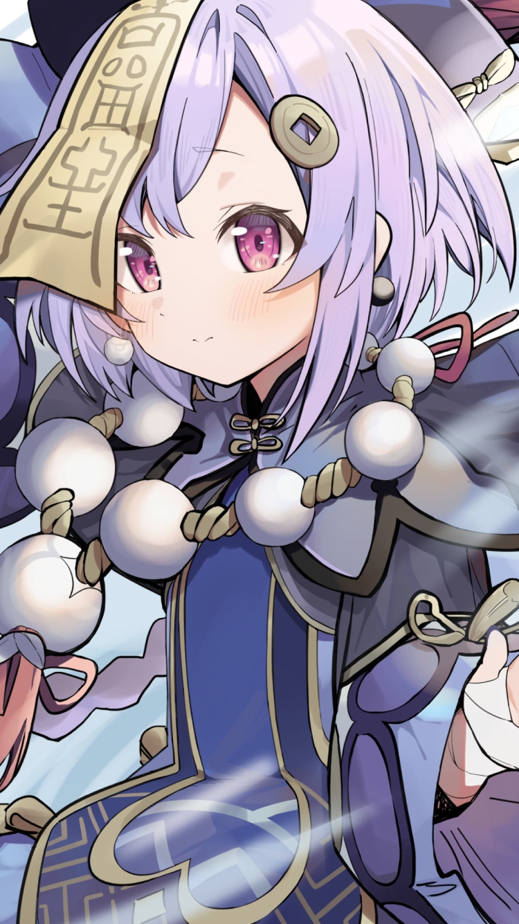 風をまとう七七 / 原神の750 x 1334 / スマホ壁紙