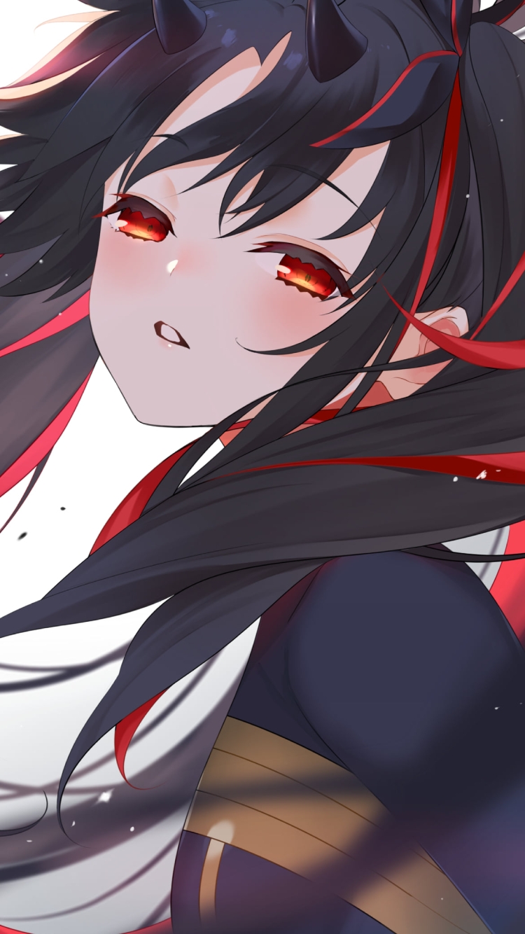 こちらを見つめるスペース・イシュタル / fate/grand orderの750 x 1334 / スマホ壁紙