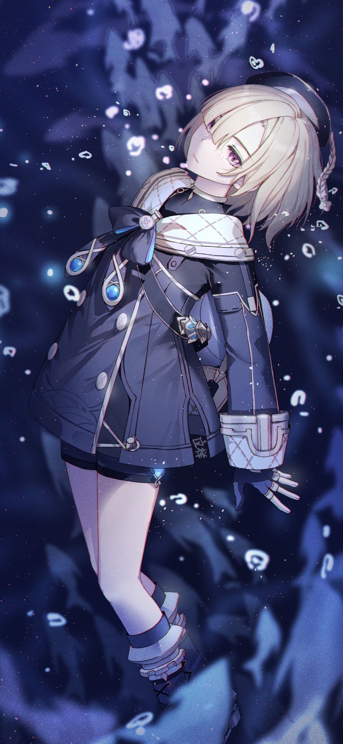 水泡とフレミネ / 原神の1170 x 2532 / スマホ壁紙