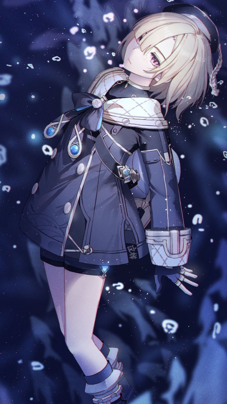 水泡とフレミネ / 原神の750 x 1334 / スマホ壁紙