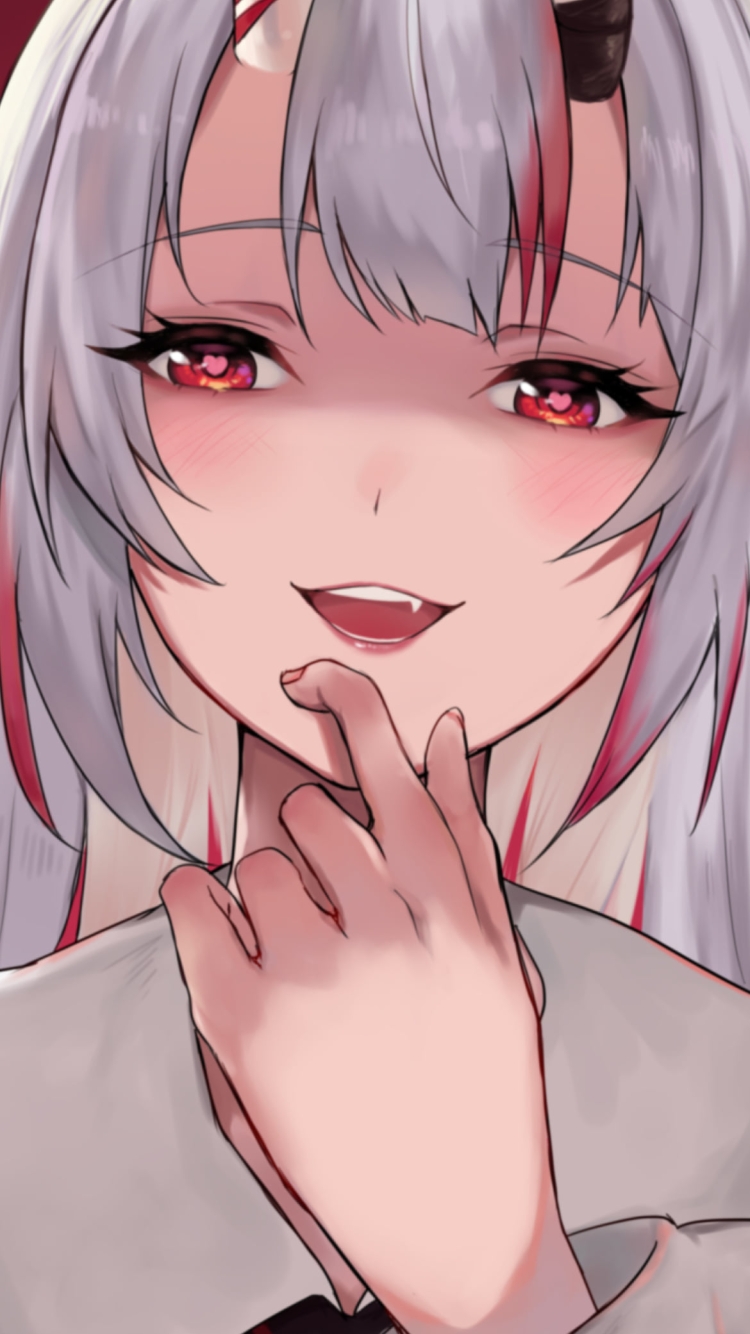 四宮かぐやのコスの百鬼あやめ / ホロライブ / バーチャルYouTuber / Vtuber / かぐや様は告らせたい～天才たちの恋愛頭脳戦～の750 x 1334 / スマホ壁紙
