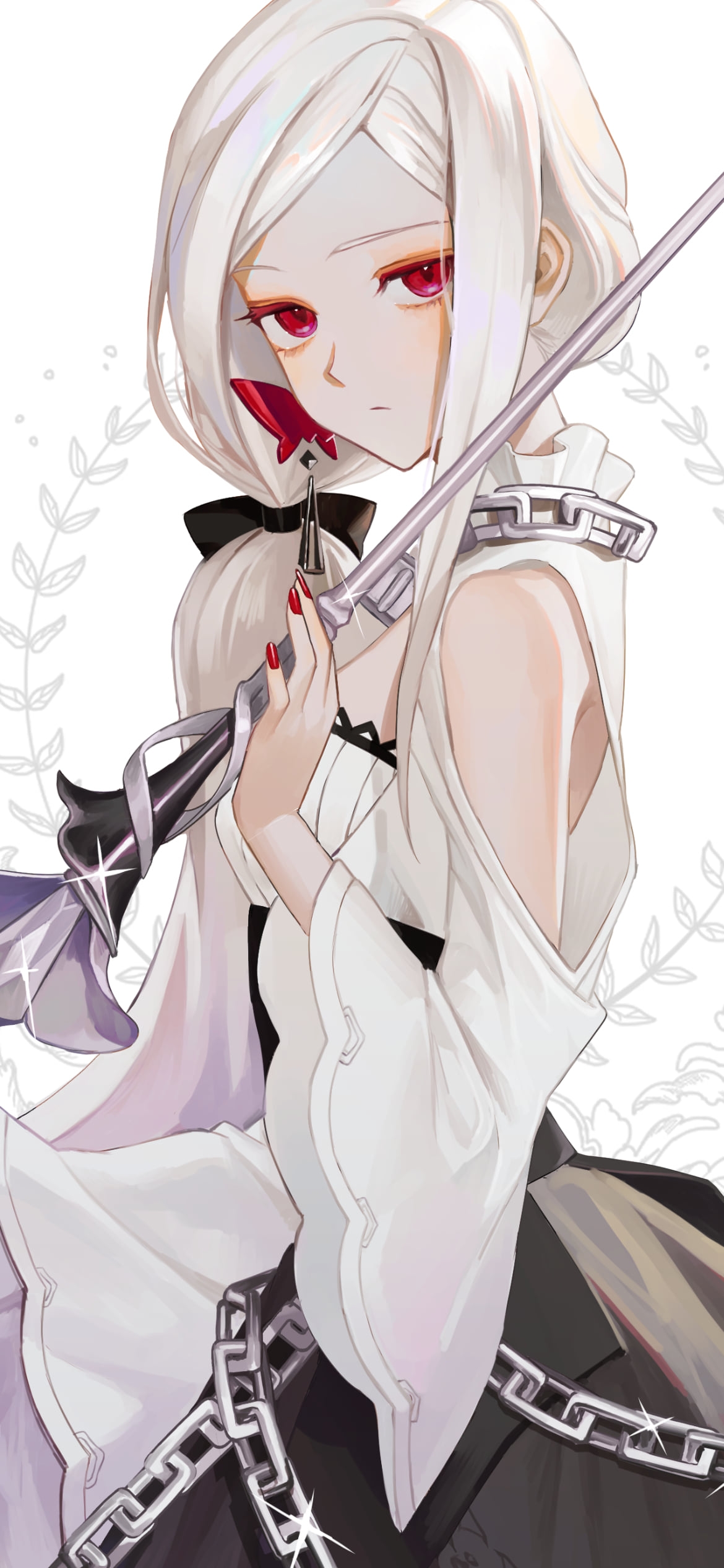 長いスピアーを持つアシリア / assyria / Forever Seven Daysの1170 x 2532 / スマホ壁紙