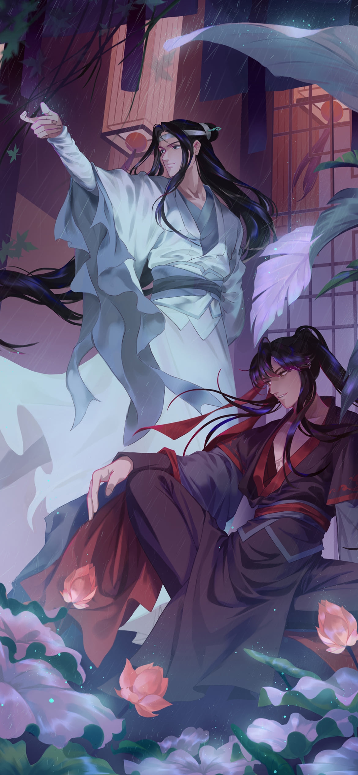 ウェイ・ウーシェン / ラン・ワンジー / 魏無羨 / 藍忘機 / 魔道祖師の1170 x 2532 / スマホ壁紙