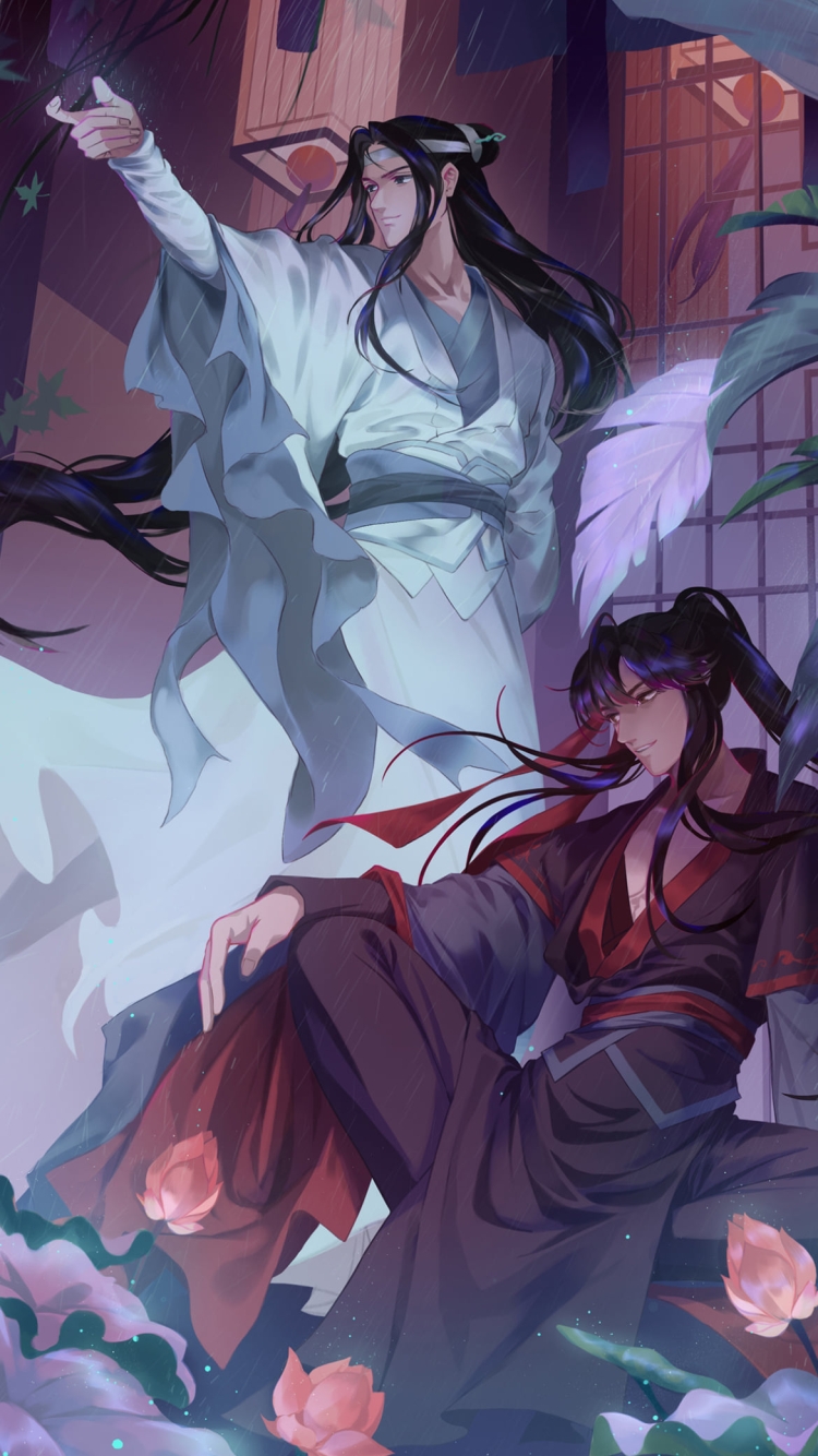 ウェイ・ウーシェン / ラン・ワンジー / 魏無羨 / 藍忘機 / 魔道祖師の750 x 1334 / スマホ壁紙