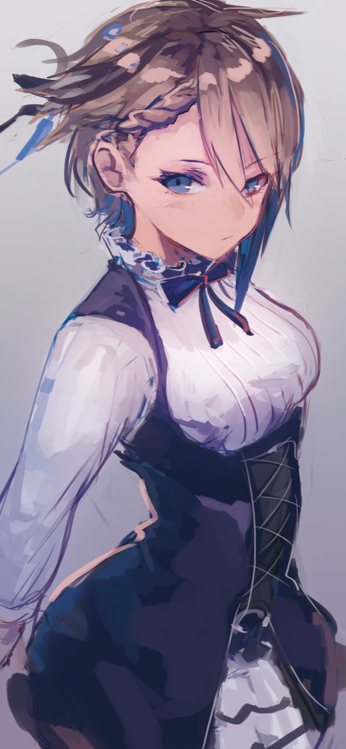 アンジェ / ラフスケッチ / プリンセス・プリンシパルの1170 x 2532 / スマホ壁紙